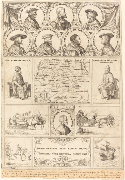 Sigismund von Herberstein door Augustin Hirschvogel