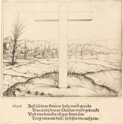 Het Kruis van Christus door Augustin Hirschvogel