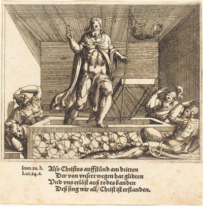 De opstanding door Augustin Hirschvogel