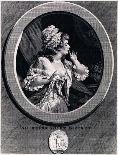 Au moins soyez discret!, 1789 door Augustin de Saint Aubin