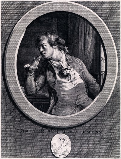 Reken op mijn eden!, 1789 door Augustin de Saint Aubin