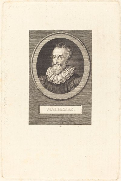 François de Malherbe door Augustin de Saint Aubin