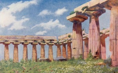 Basiliek van Paestum door Augustine Fitzgerald
