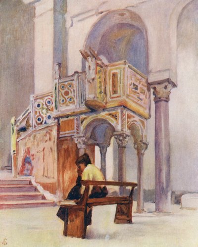 Preekstoel van San Giovanni Del Toro, Ravello door Augustine Fitzgerald