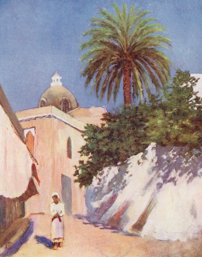 Straat, Capri door Augustine Fitzgerald