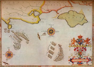 De achtervolging van de Spaanse Armada door de Engelse vloot door Augustine Ryther