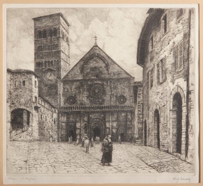 Assisi, S. Rufinus door Augusto Baracchi