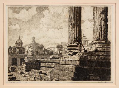 Forum van Augustus door Augusto Baracchi