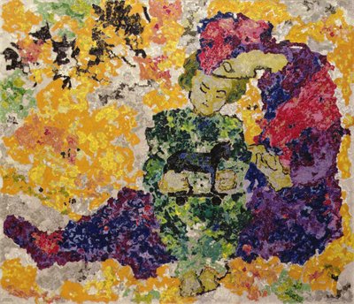 Maria met de jonge Jezus door Augusto Giacometti