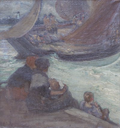 Vertrek voor vissen, Augustus Koopman door Augustus B. Koopman