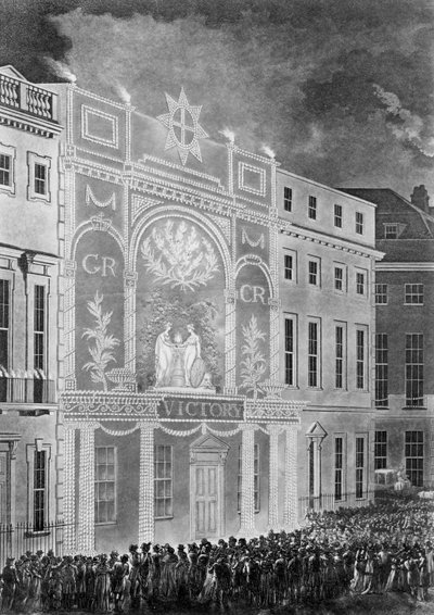 Een verlichting door Augustus Charles (after) Pugin