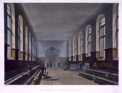 Het schoollokaal van de Merchant Taylors