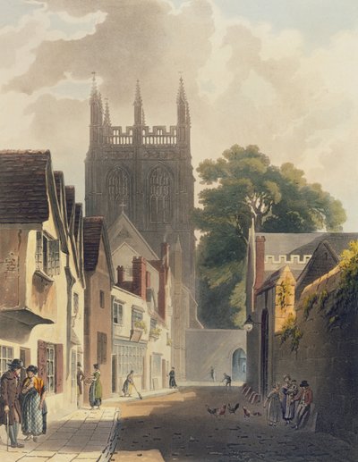 Magpie Lane, Oxford, illustratie uit de 