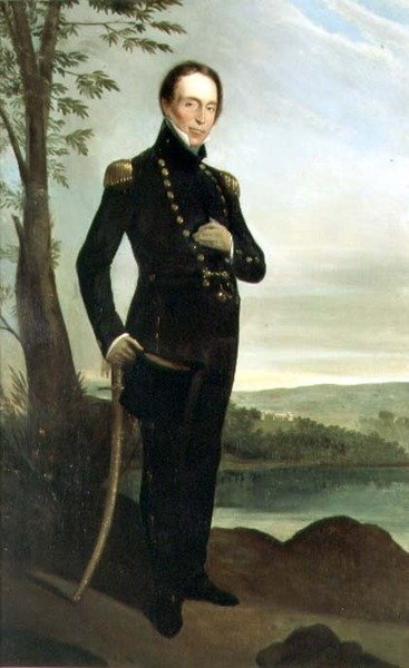 Portret van kapitein John Piper (1773-1851), ca. 1826 door Augustus Earle