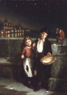 Weg van Huis door Augustus Edward Mulready