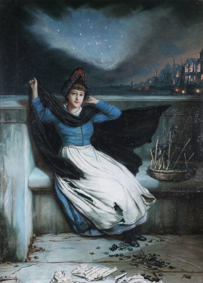Einde van de dag - Uitverkoop door Augustus Edwin Mulready