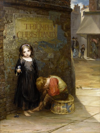 Onverzorgd door Augustus Edwin Mulready