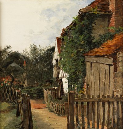 Een Cottage Tuin door Augustus Leopold Egg