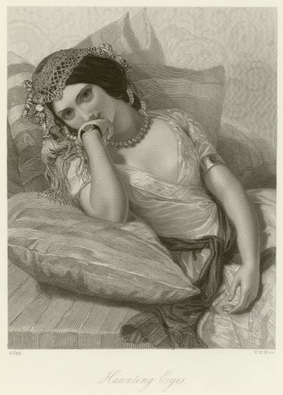 Spookachtige Ogen door Augustus Leopold Egg