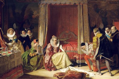Koningin Elizabeth ontdekt dat ze niet langer jong is door Augustus Leopold Egg