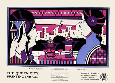 De Queen City Drukinkt door Augustus Ludwig Jansson