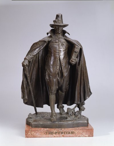 De Puritein, gegoten 1899 door Augustus Saint Gaudens