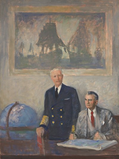 Het hoge commando - rechter paneel door Augustus Vincent Tack