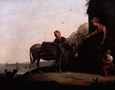 Onderhandelen voor Gevogelte door Augustus Wall Callcott