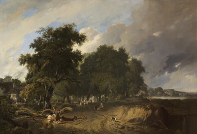 Terugkeer van de markt door Augustus Wall Callcott