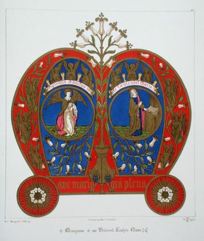 Monogram van de Naam van Onze Lieve Vrouw, uit 