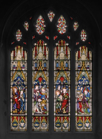 Bijbelse Scènes van David & Saul door Augustus Welby Northmore Pugin