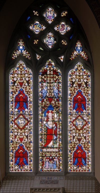 Christus met serafijnen door Augustus Welby Northmore Pugin