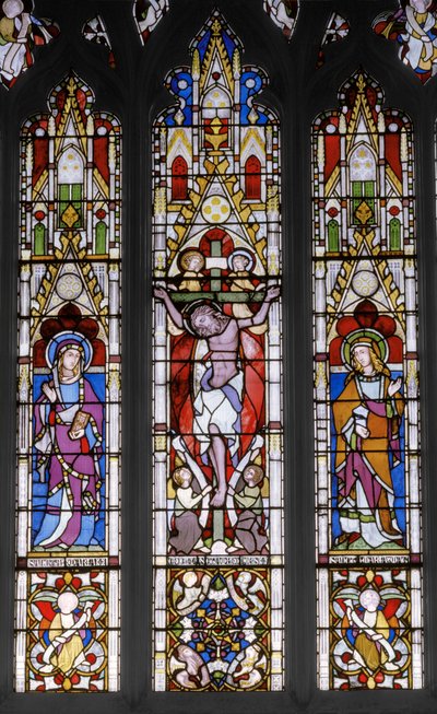 Kruisiging met Heiligen door Augustus Welby Northmore Pugin