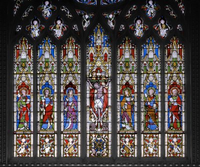 Kruisiging met Heiligen door Augustus Welby Northmore Pugin