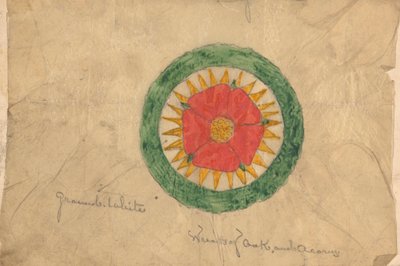 Ontwerp voor een Krans van Eik en Eikel, mogelijk gerelateerd aan Ontwerpen voor de Voorzitterstoel door Augustus Welby Northmore Pugin