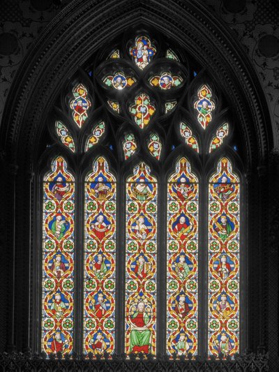 Oostelijk Venster met Jesseboom door Augustus Welby Northmore Pugin