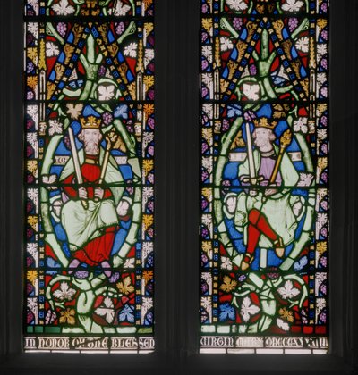 Oostelijk raam met Jesseboom (detail) door Augustus Welby Northmore Pugin