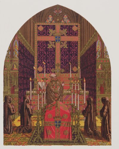 Kerkelijk ontwerp, The Glossary of Ecclesiastical Ornament and Costume, lithografie door H.C. Maguire, 1844 door Augustus Welby Northmore Pugin