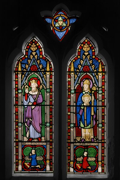 Edward de Belijder en St. Cuthbert, Kapelvenster door Augustus Welby Northmore Pugin