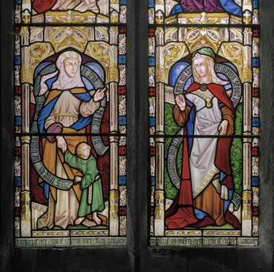 Hannah met de Jonge Samuel en Dorcas door Augustus Welby Northmore Pugin