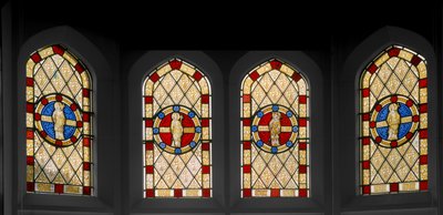 Bibliotheek Venster door Augustus Welby Northmore Pugin
