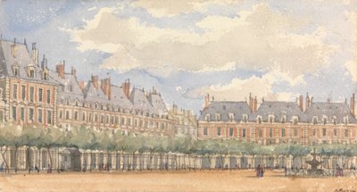Place Royale, Parijs door Augustus Welby Northmore Pugin