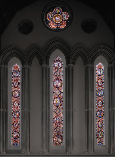 Het Lijden van Christus, Oostraam door Augustus Welby Northmore Pugin