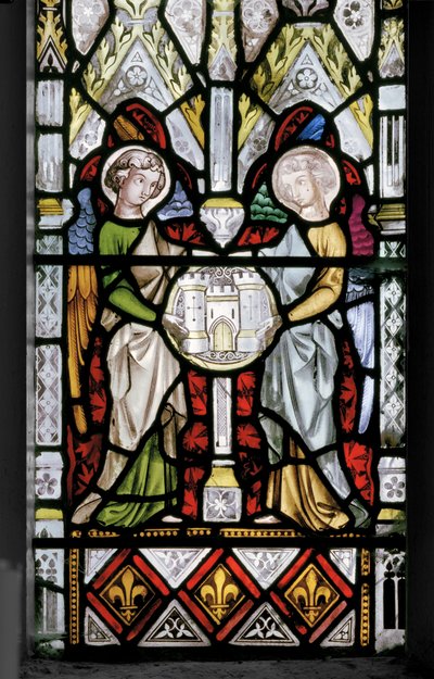 Maagd Maria en Christus met scènes uit haar leven (detail) door Augustus Welby Northmore Pugin