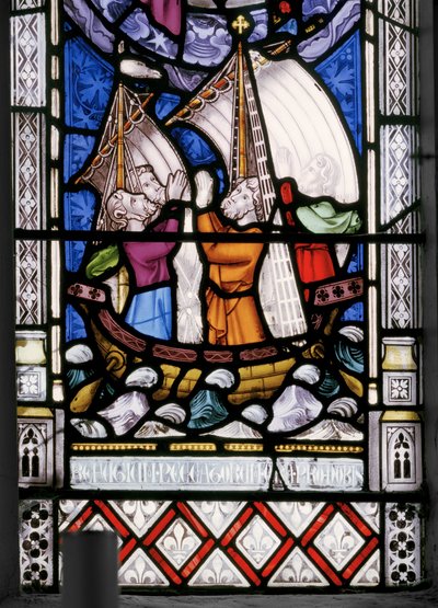 Maagd Maria en Christus met scènes uit haar leven (detail) door Augustus Welby Northmore Pugin
