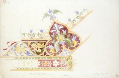 Ontwerp voor een Tafelblad door Augustus Welby Pugin