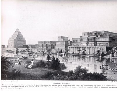 Nineveh Hersteld, illustratie uit 