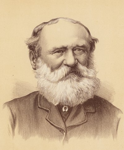 William M Christian, Esquire (kleur litho) door Australian School