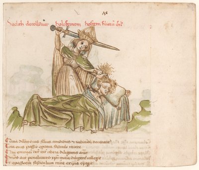 Judith Doodt Holofernes door Austrian 15th Century
