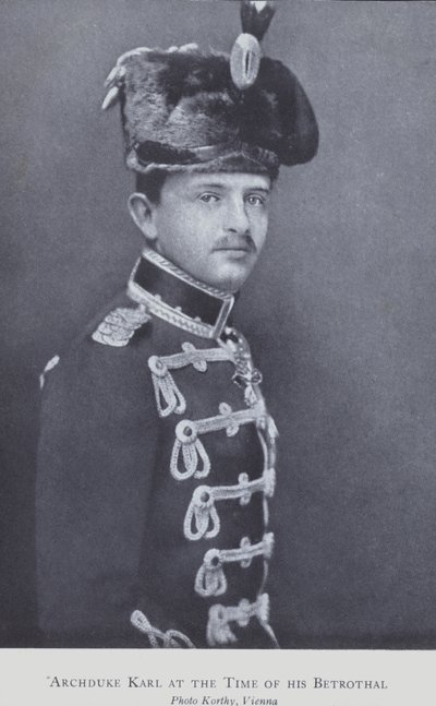 Aartshertog Karl, later Karel I, Keizer van Oostenrijk door Austrian Photographer
